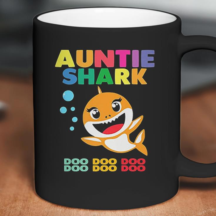 Auntie Shark Doo Doo Doo Family Gift Coffee Mug