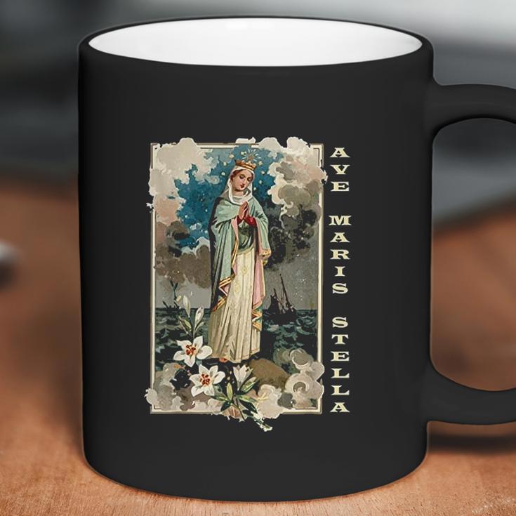 Ave Maris Stella Lady Blessed Mother Mary Latin Coffee Mug