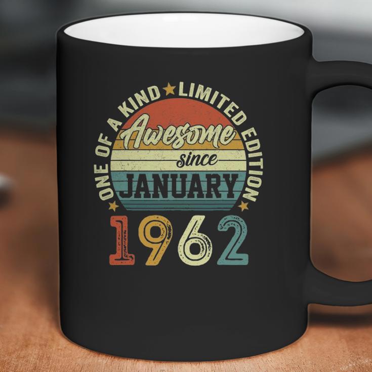 Awesome Since January 1962 60 Years Old 60Th Birthday Gifts Coffee Mug