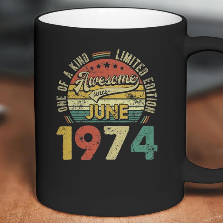 Awesome Since June 1974 47Th Bday Decorations 47 Years Old Coffee Mug