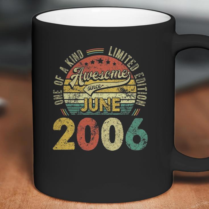 Awesome Since June 2006 15Th Bday Decorations 15 Years Old Coffee Mug