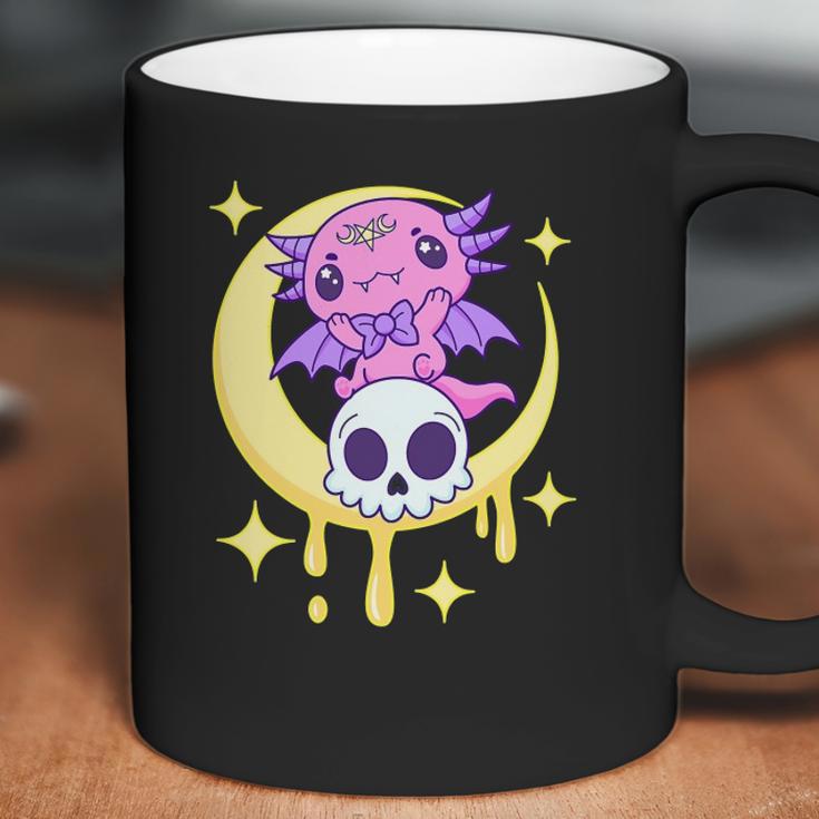 Axolotl Kawaii Pastel Goth Cute Creepy Aesthetic Nu Goth Coffee Mug