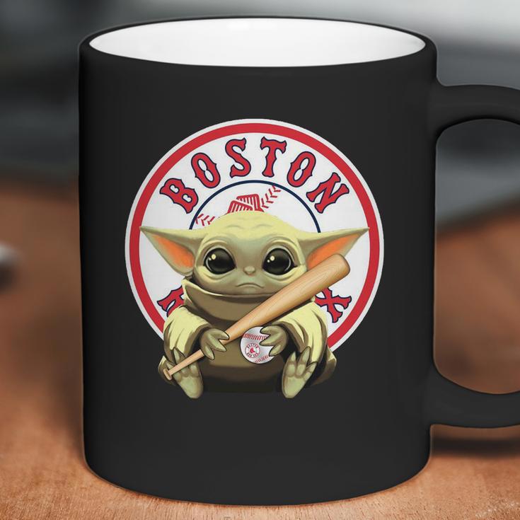 Baby Yoda Boston Red Sox Coffee Mug