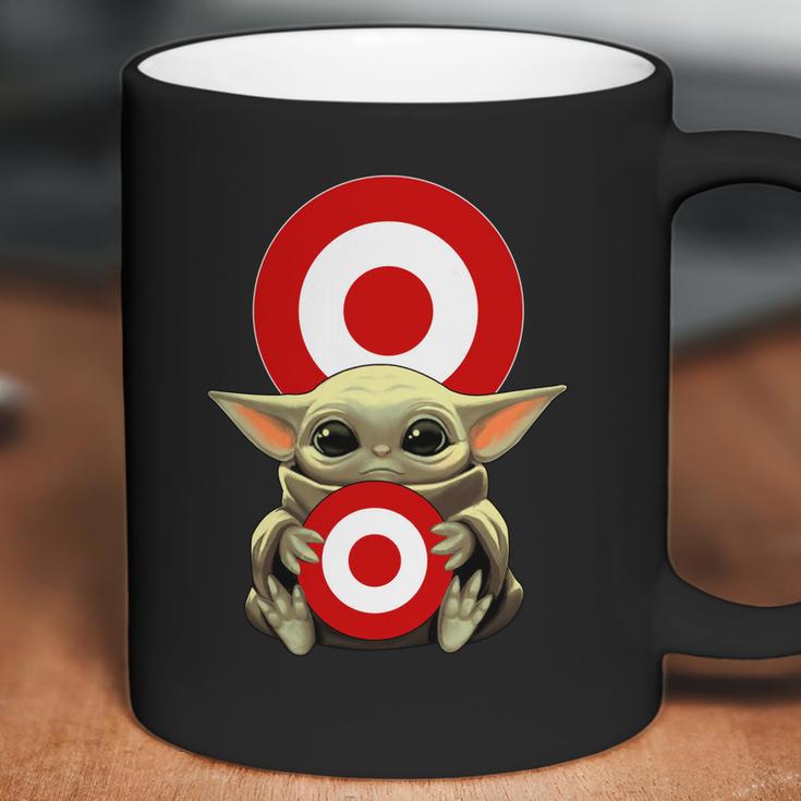 Baby Yoda Hug Target Circle ShirtShirt Coffee Mug