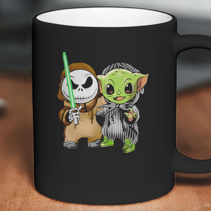 Baby Yoda And Jack Skellington Coffee Mug