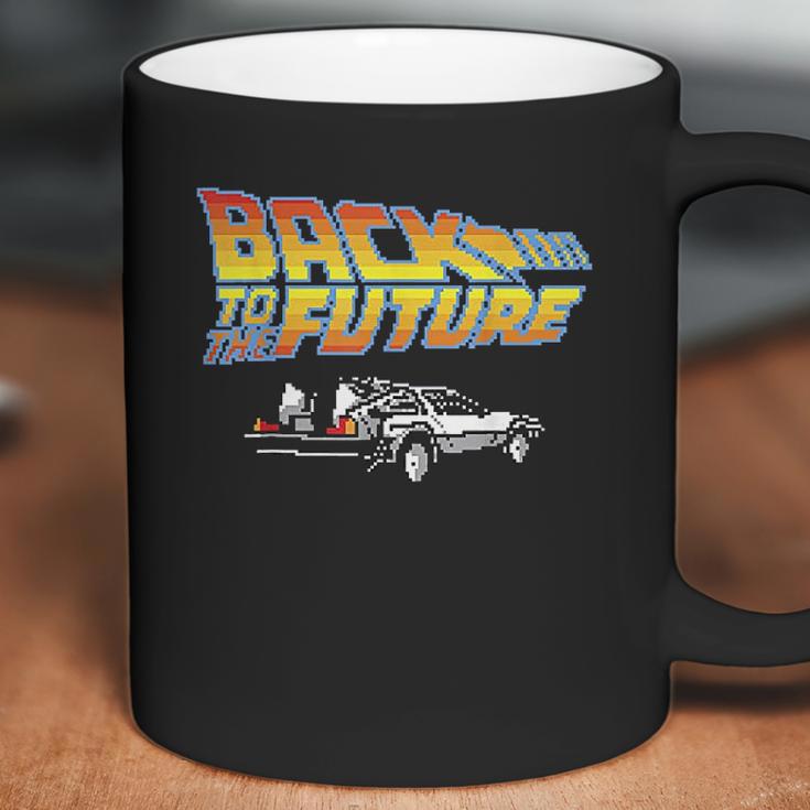 Back To The Future 8Bit Delorean Coffee Mug