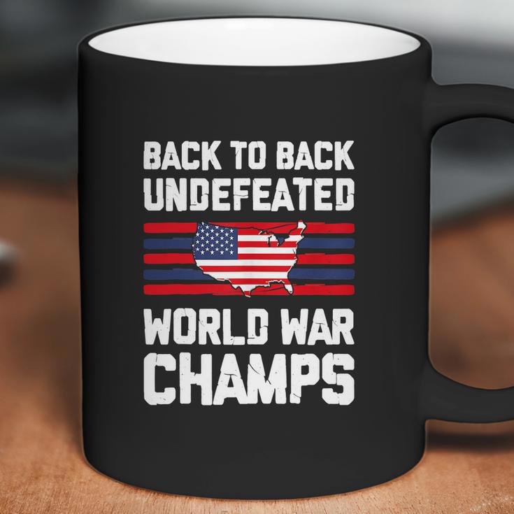 Back To Back Undefeated World War Champs Coffee Mug