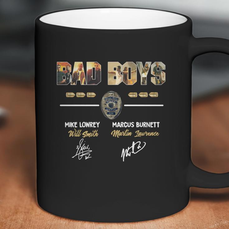 Bad Boys Movie Lovers Mike Lowrey Marcus Burnett Will Smith Martin Lawrence Signatures Coffee Mug