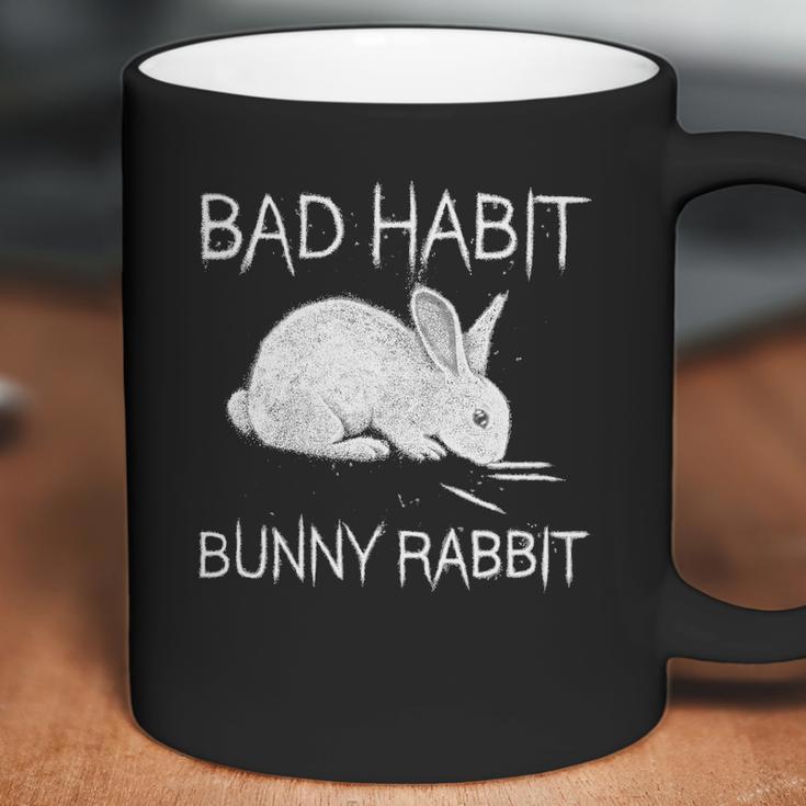 Bad Habit Bunny Rabbit Cocaine Coffee Mug