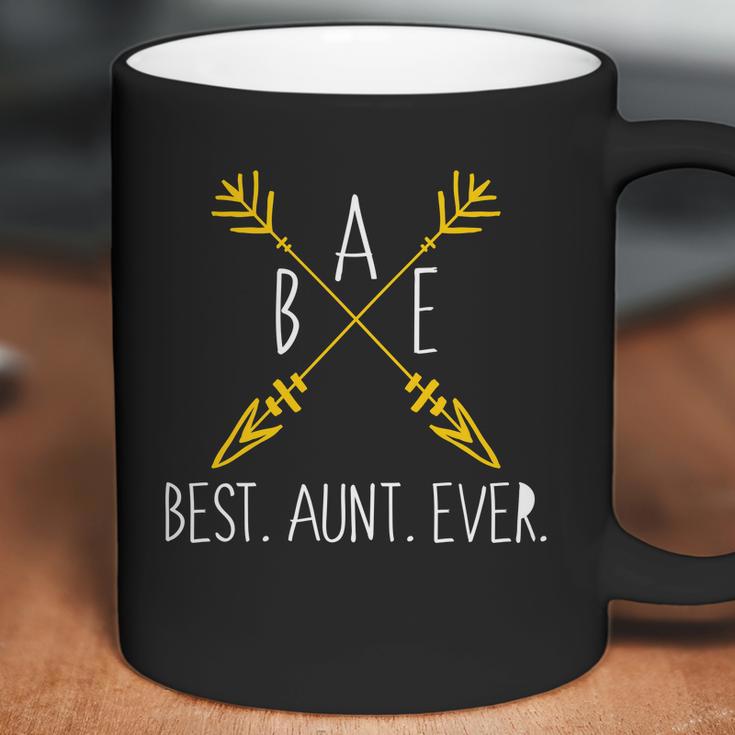 Bae Best Aunt Ever Arrows Logo Coffee Mug