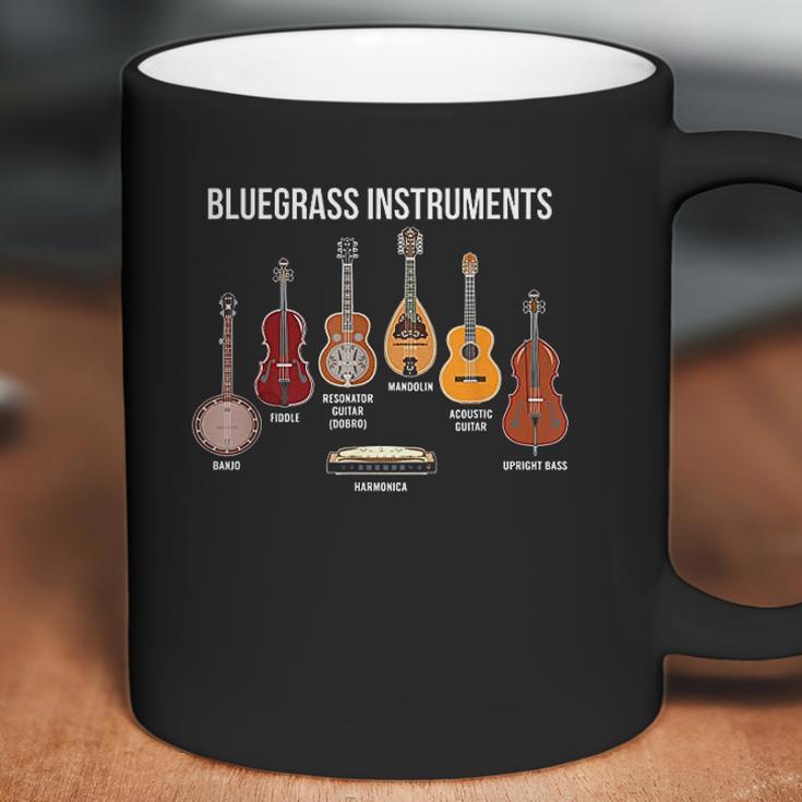 Banjo Bluegrass Instruments Vintage Music Fans Banjo Player Coffee Mug