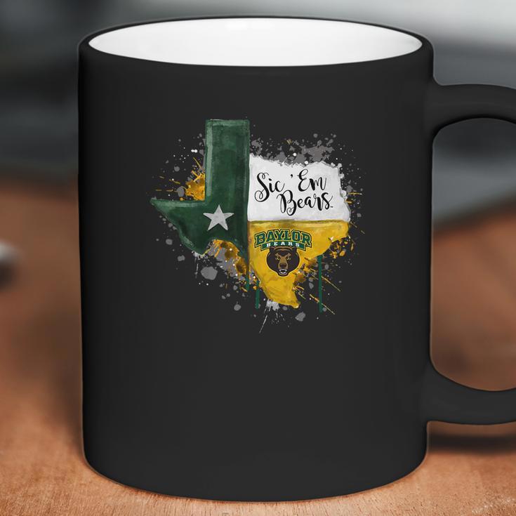 Baylor Bears Color Drop State Map Apparel Coffee Mug