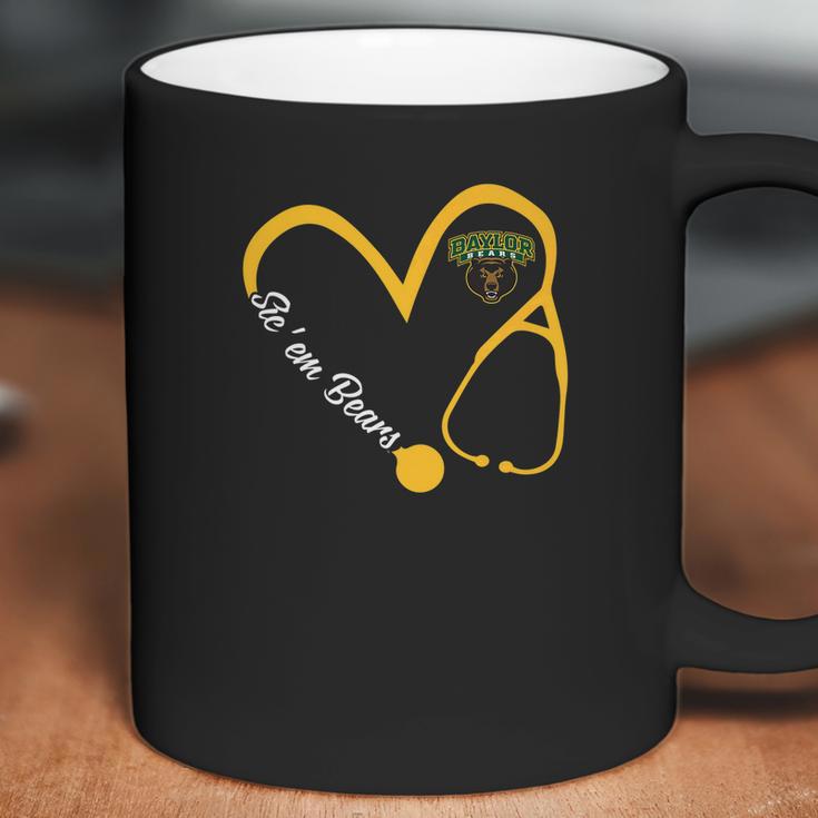 Baylor Bears Heart 34 Apparel Coffee Mug