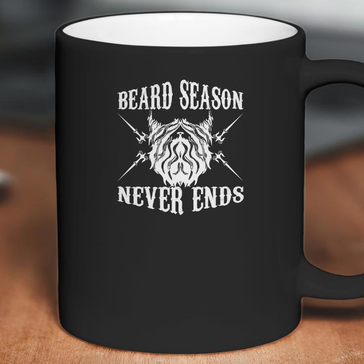 Beard Beard Season Never Ends Manly Facial Hair Coffee Mug