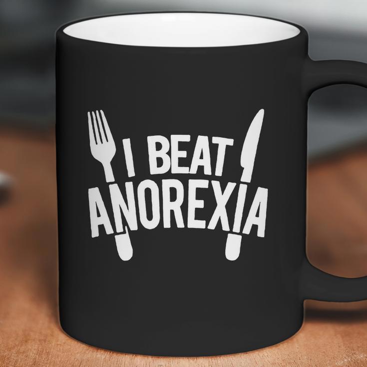 I Beat Anorexia Big Coffee Mug