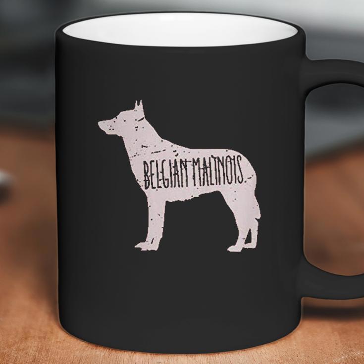 Belgian Malinois Dog Silhouette Coffee Mug