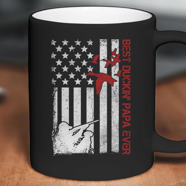 Best Duckin Papa Ever American Hunting Duck Hunter Gift Coffee Mug