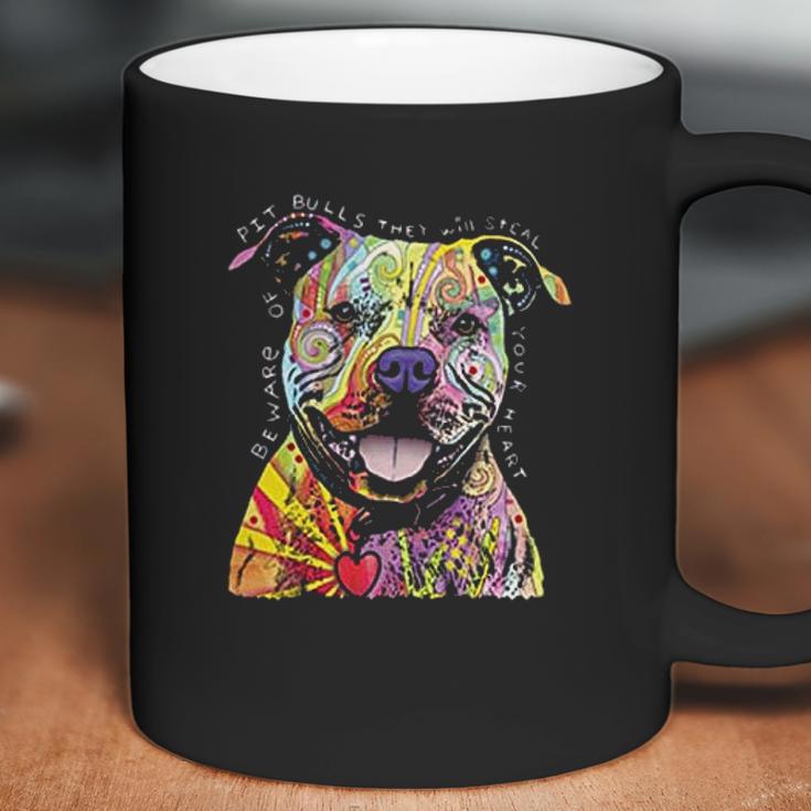 Beware Of Pit Bulls They Will Steal Your Heart Coffee Mug