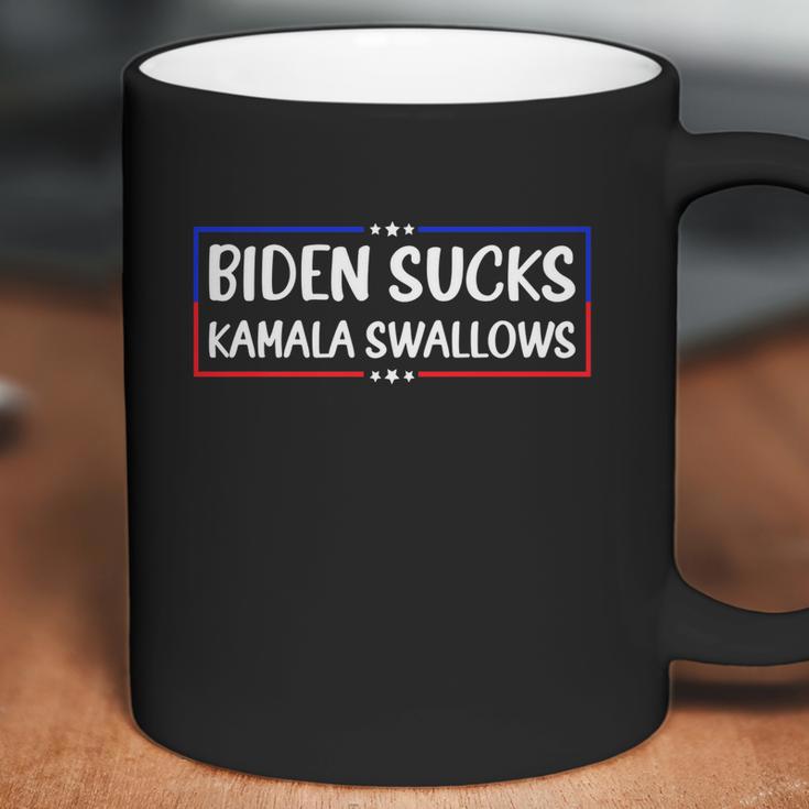 Biden Sucks Kamala Swallows Funny Biden And Kamala Graphic Design Printed Casual Daily Basic Coffee Mug