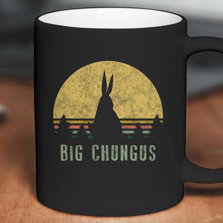 Big Chungus Funny Gift Retro Vintage Sunset Meme Video Game Gift Coffee Mug