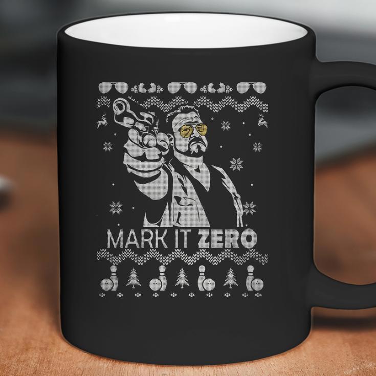 The Big Lebowski Mark It Zero Christmas Coffee Mug