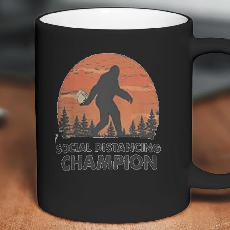 Bigfoot Social Distancing Coffee Mug