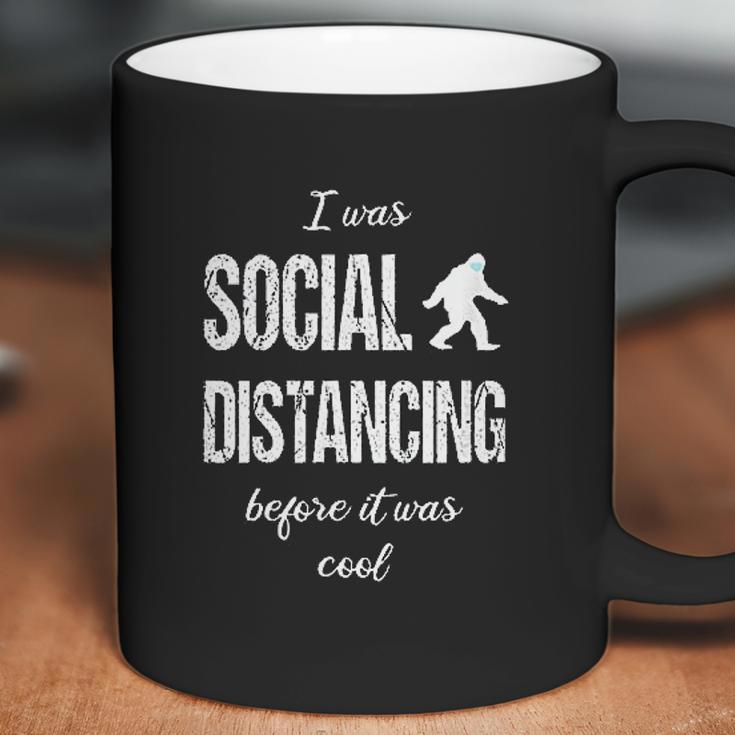 Bigfoot I Was Social Distancing Before It Was Cool Coffee Mug