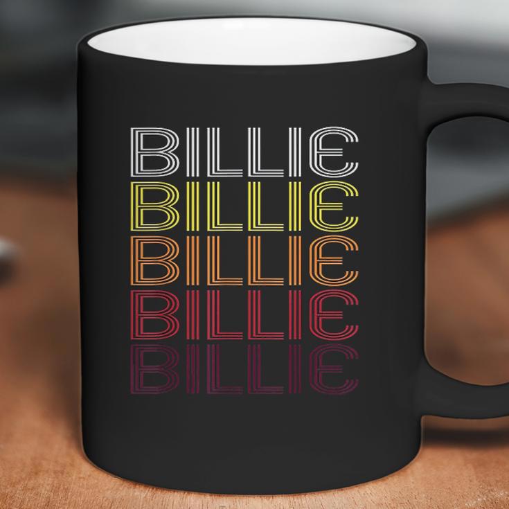 Billie Retro Wordmark Pattern Vintage Style Coffee Mug