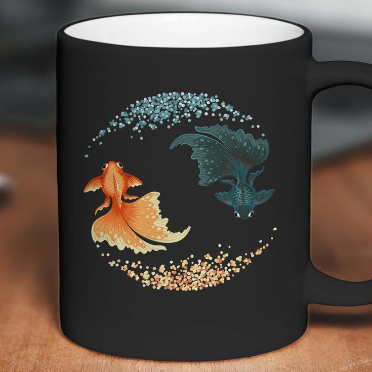 Black Goldfish Coffee Mug