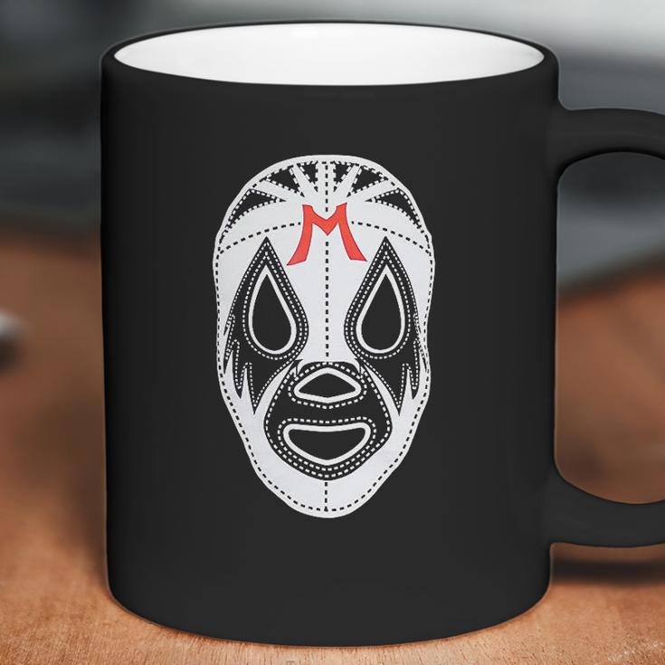 Black Mil Mascaras Lucha Libre Wrestling Gear Coffee Mug