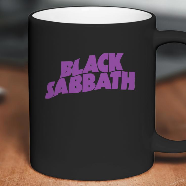 Black Sabbath Purple Word Art Coffee Mug