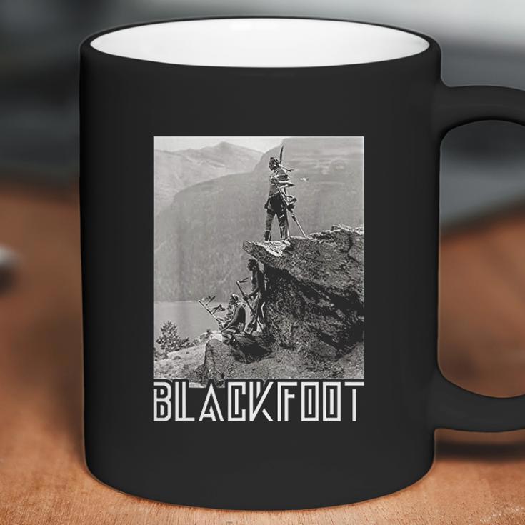 Blackfoot Native American Indians At Glacier National Park Coffee Mug