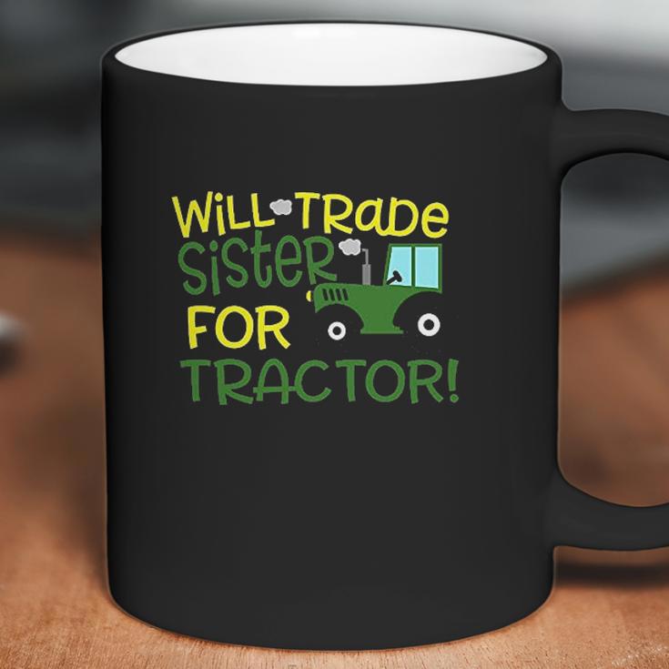 Blu Magnolia Co Boys Tractor Will Trade Sister For Tractor Coffee Mug