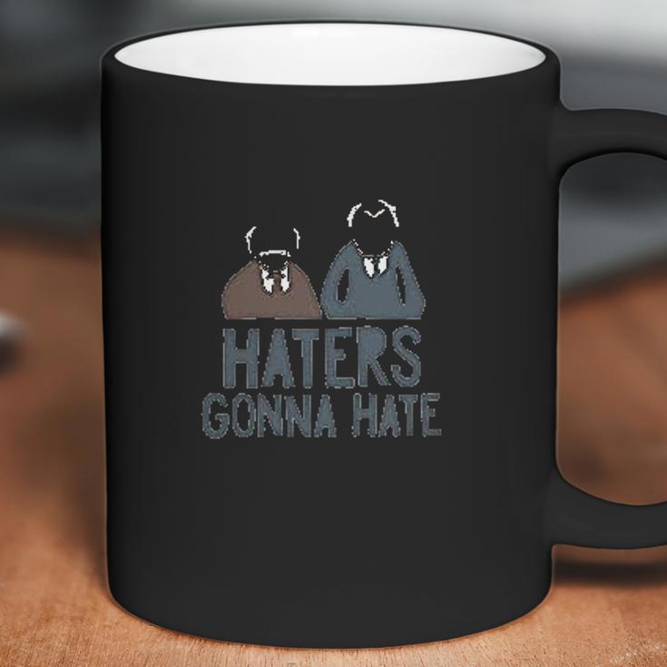 Blue Bubble Bbt Muppets Statler Waldorf Haters Gonna Hate Coffee Mug