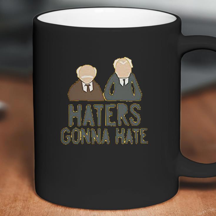 Blue Bubble Muppets Statler Waldorf Haters Gonna Hate Coffee Mug