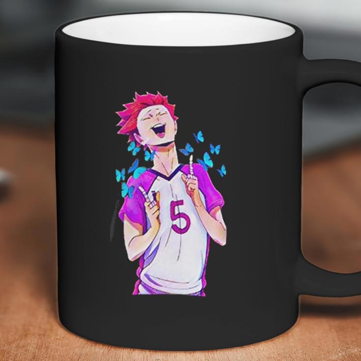 Blue Butterfly Haikyuu Coffee Mug