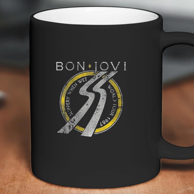 Bon Jovi Slippery When Wet World Tour Coffee Mug