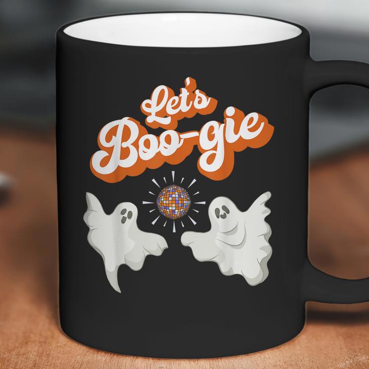 Lets Boo-Gie Retro Disco 70S Ghosts Lets Boogie Halloween Men Women T-Shirt Graphic Print Casual Unisex Tee Coffee Mug