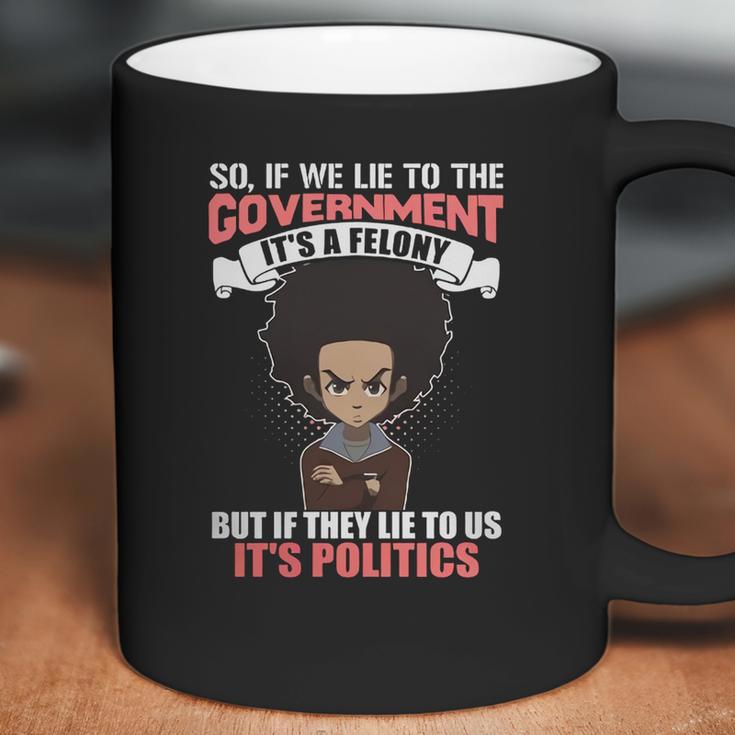 The Boondocks Shirts - Its Politics Coffee Mug