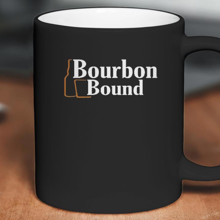 Bourbon Bound Logo On On A Black Coffee Mug