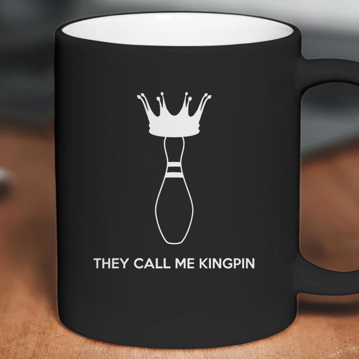 Bowling-Shirt-They-Call-Me-Kingpin-White Coffee Mug