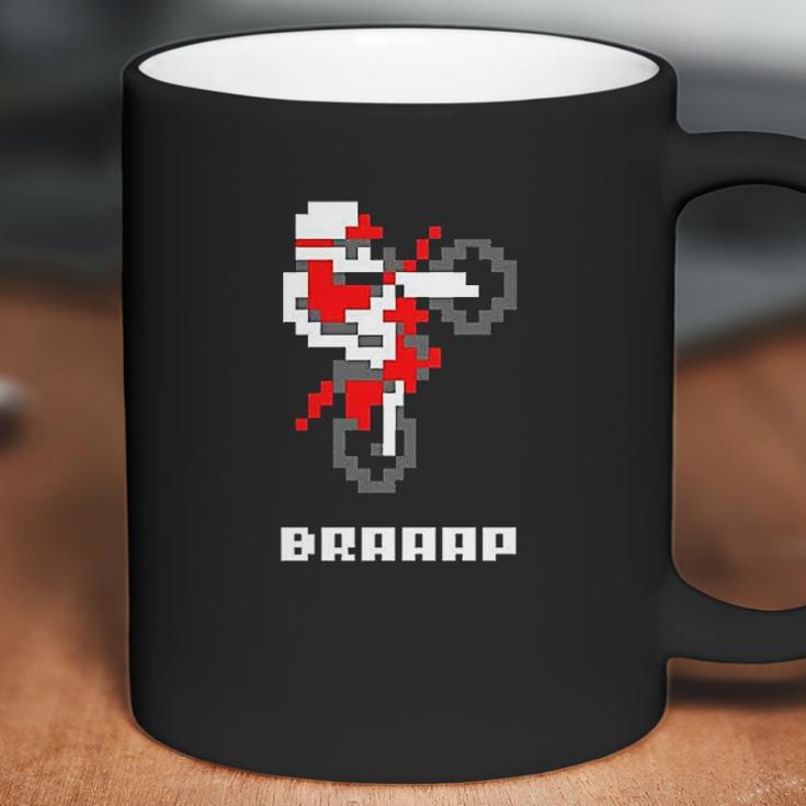 Braaap Dirt Bike Retro 8 Bit Video Game Gamer Coffee Mug