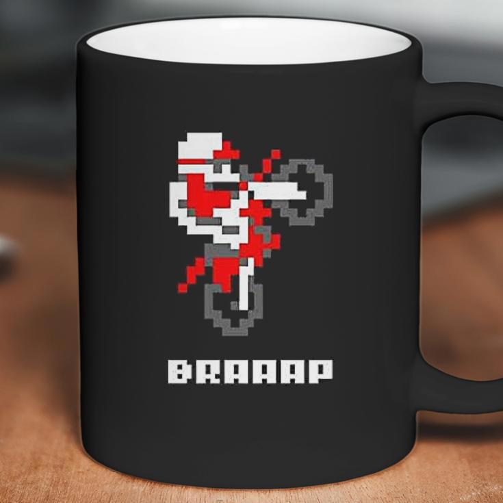 Braaap Dirt Bike Retro 8 Bit Video Game Gamer Graphic Coffee Mug