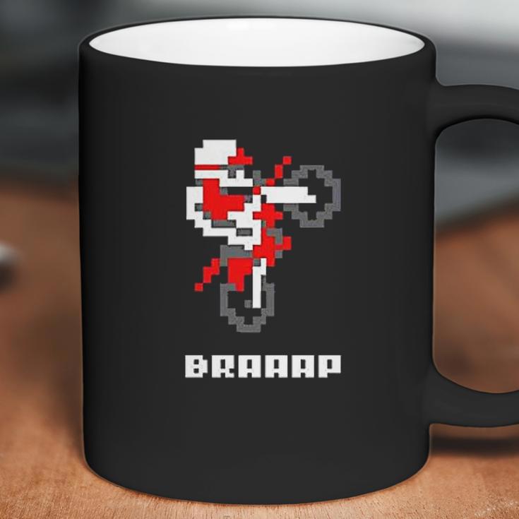 Braaap Dirt Bike Retro 8 Bit Video Game Gamer Full Coffee Mug