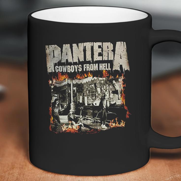 Bravado Pantera Cowboys From Hell Black Coffee Mug