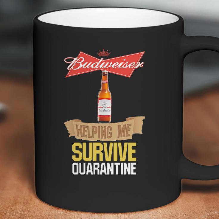 Budweiser Helping Me Survive Quarantine Coffee Mug