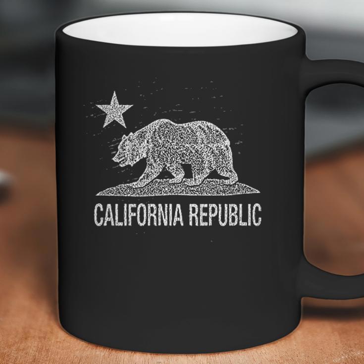 California Republic Cali Bear Star Vintage State Flag Coffee Mug