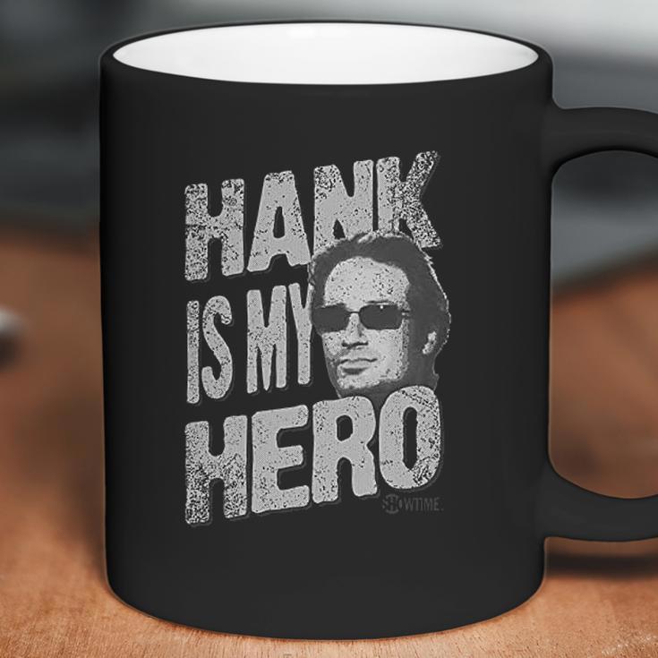 Californication Hank Is My Hero Hank Moody Face Coffee Mug