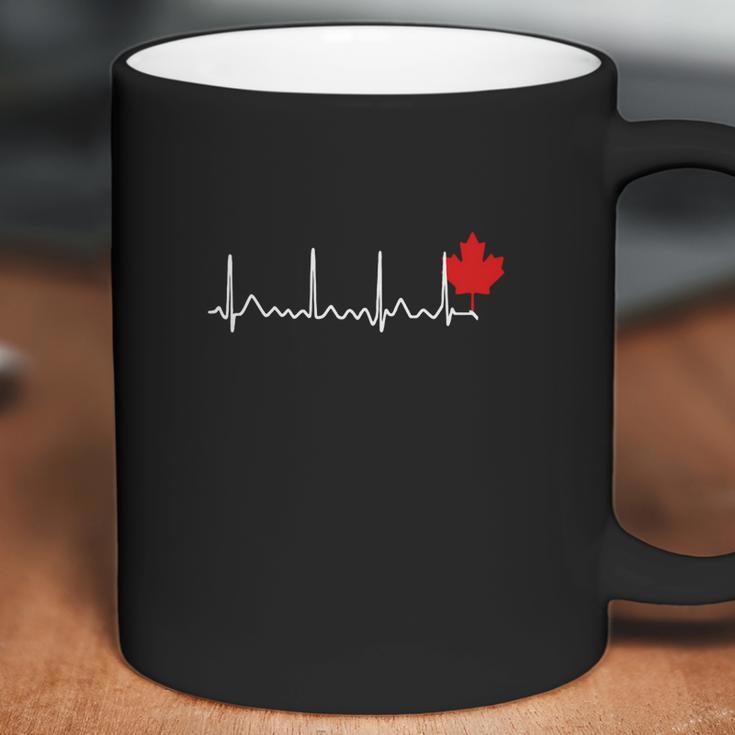 Canada Heartbeat Love T-Shirt Canada Dominion Day Tshirt Coffee Mug