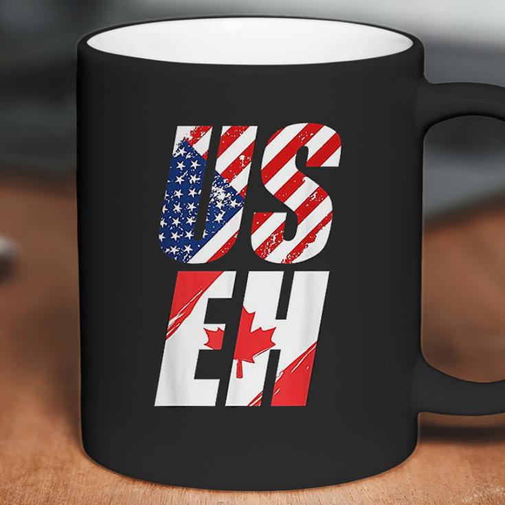 Canadian Flag American Usa Useh Canada Coffee Mug